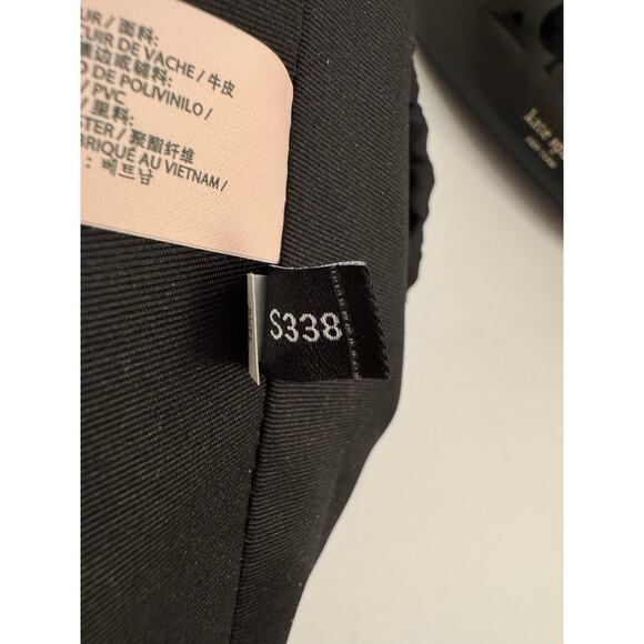 Kate Spade Black Dorie Medium Bucket Bag Spade Weave - Picture 14 of 14